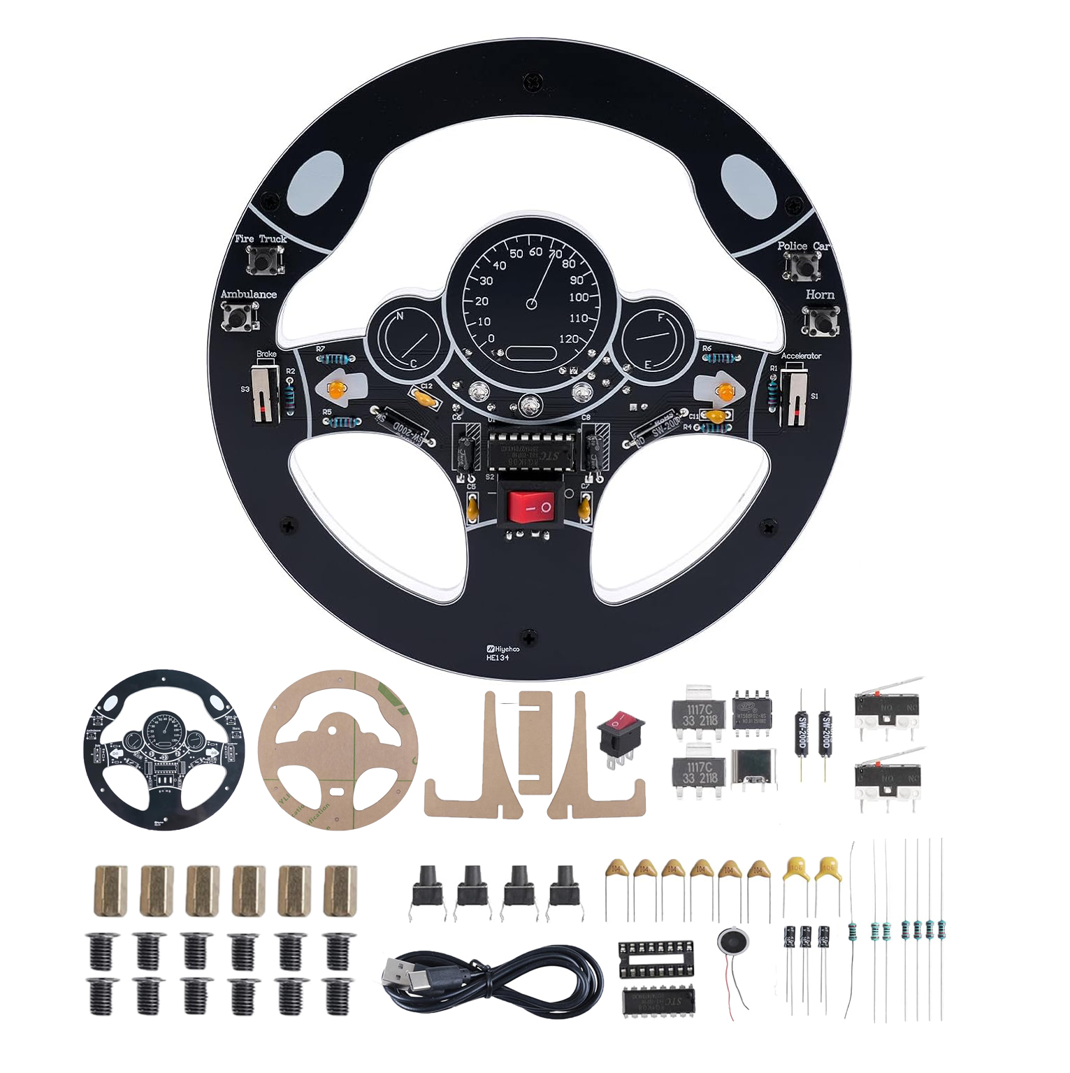 Diy Electronics Kits For Adults - Car Steering Wheel DIY Soldering Kit
