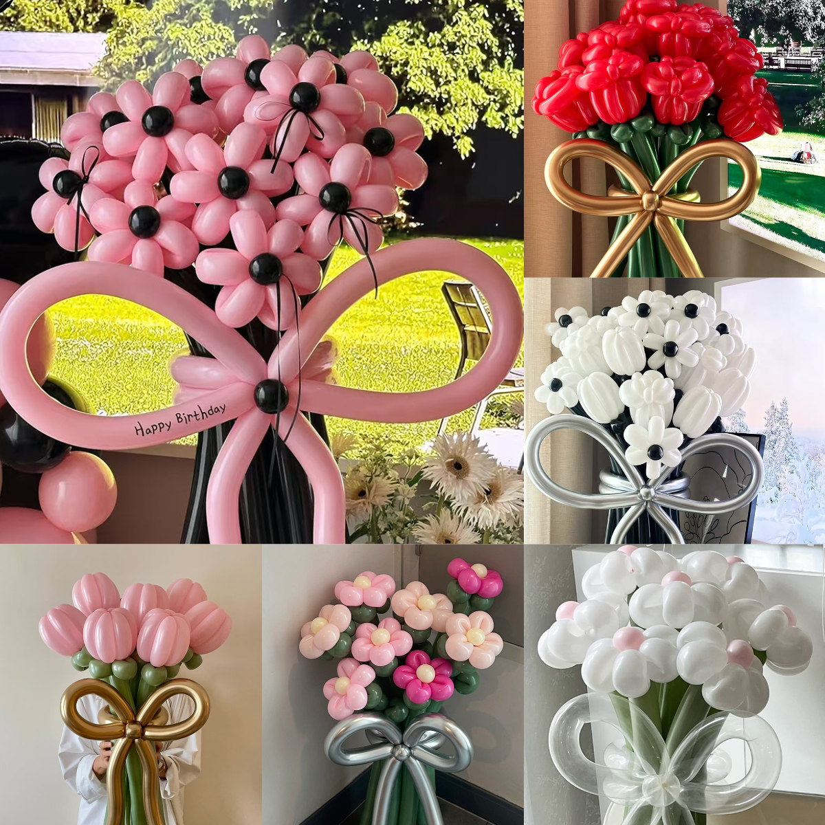 Diy Mouse Electronics - Magic Balloon Flower Material Bag Birthday