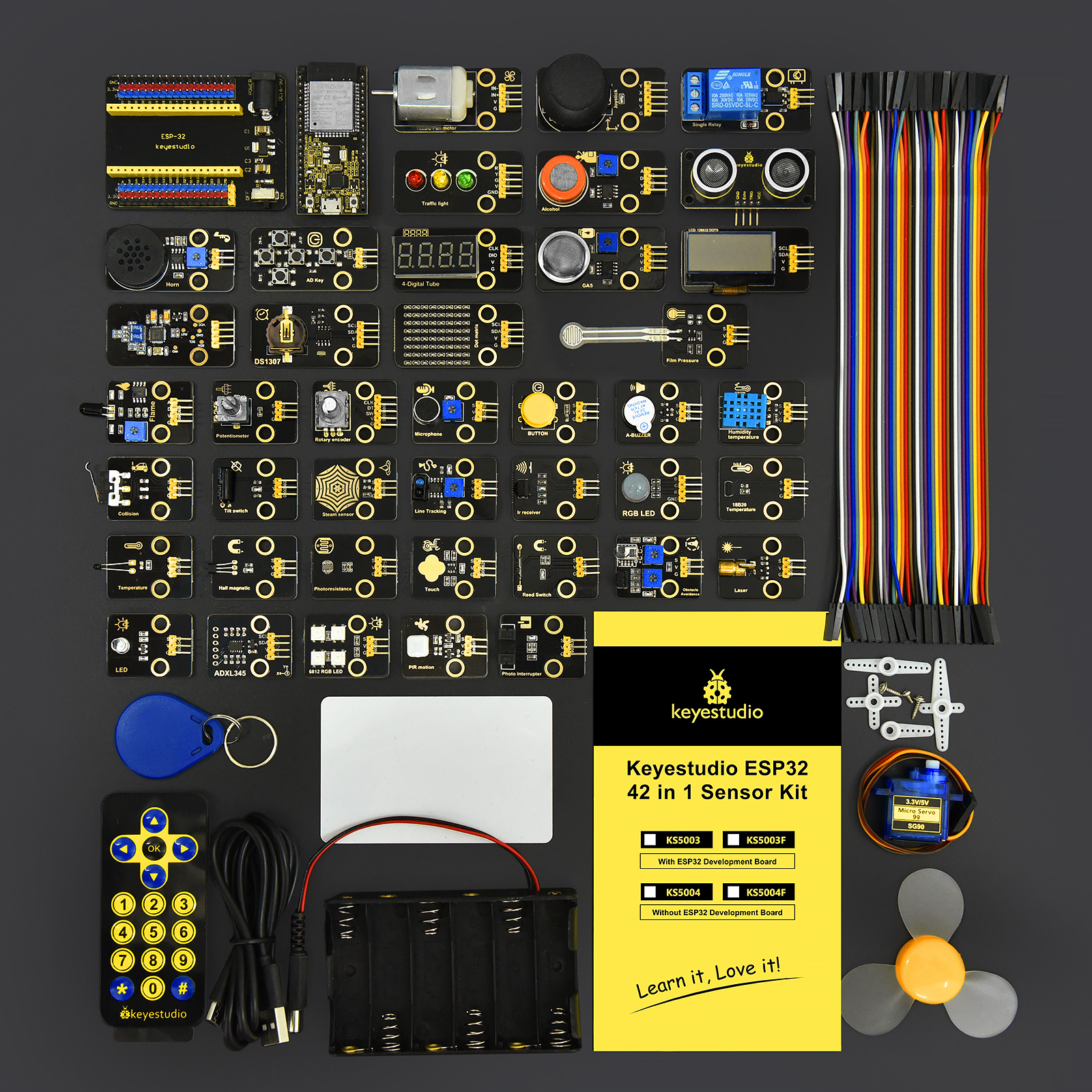 Diy Electronics Kits For Adults - Kidsbits 42 in1 ESP32 Sensor Module