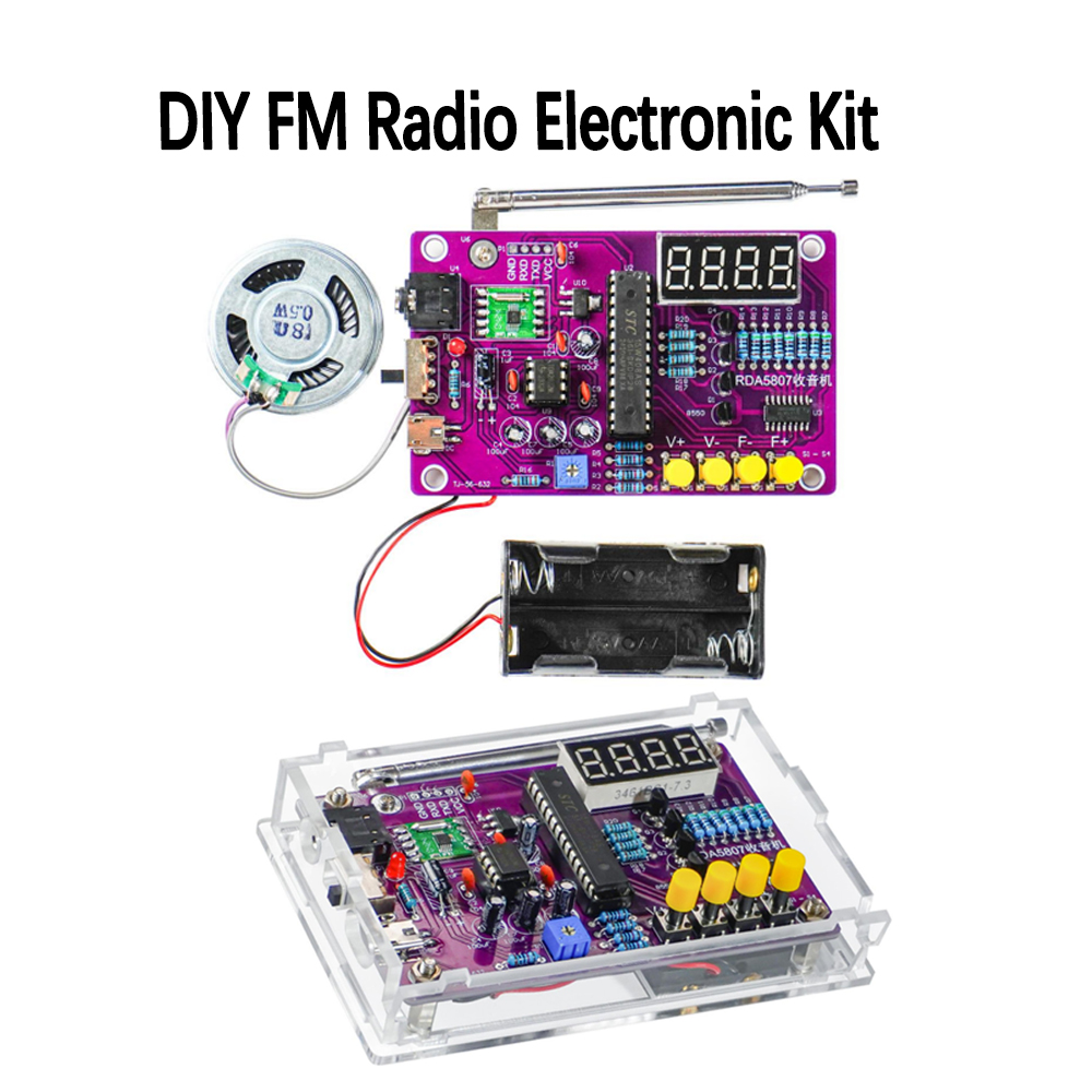 Diy Electronics Set - DIY FM Radio Electronic Kit 87-108MHz