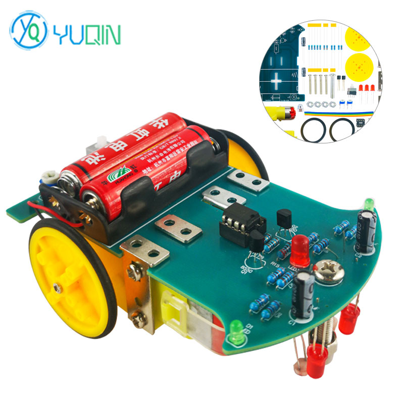 Diy Robot Electronics Kit - D2-7 Smart Tracking Car Kit -