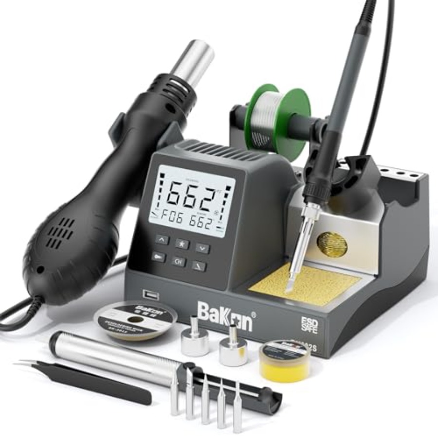 Diy Electronics Workstation - BK602S 2 in1 Soldering Iron Hot
