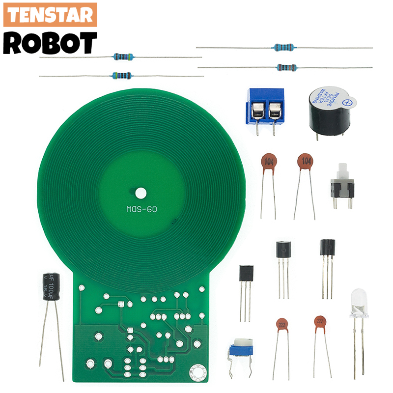 JS-60 DIY Metal Detector Kit   - Diy Robot Electronics Kit のレビューと価格