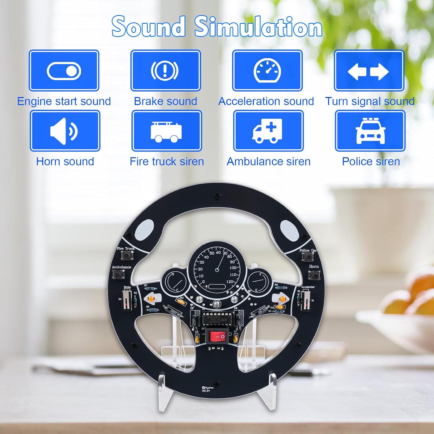 Car Steering Wheel DIY Solderi - Diy Electronics Kits For Adults のレビューと価格