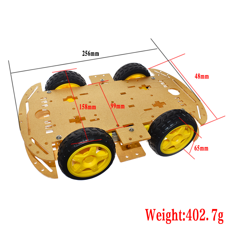For Arduino UNO R3 Robot 4WD C - Diy Electronics India のレビューと価格
