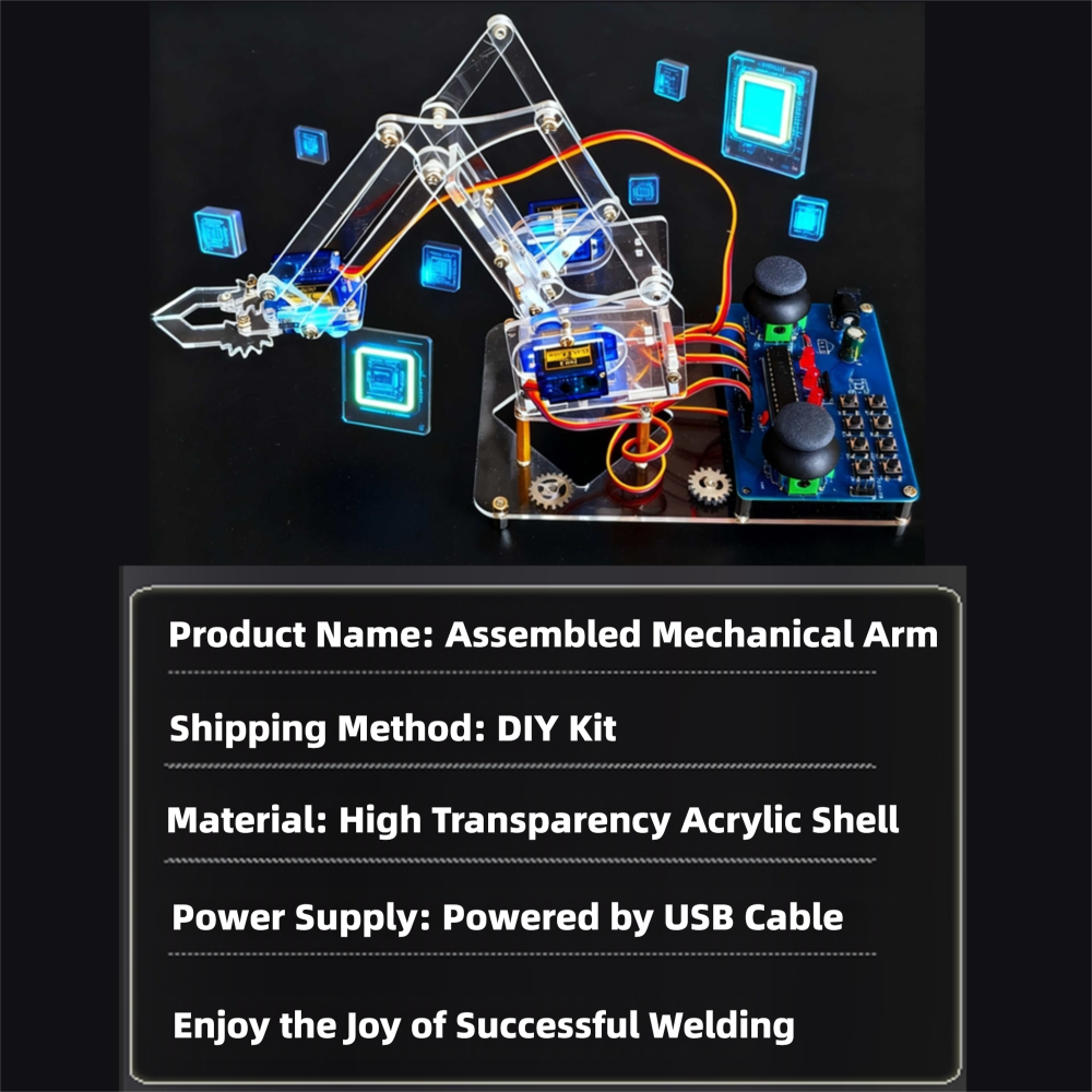 Complete DIY Robotic Arm Assem - Diy Robot Electronics Kit のレビューと価格