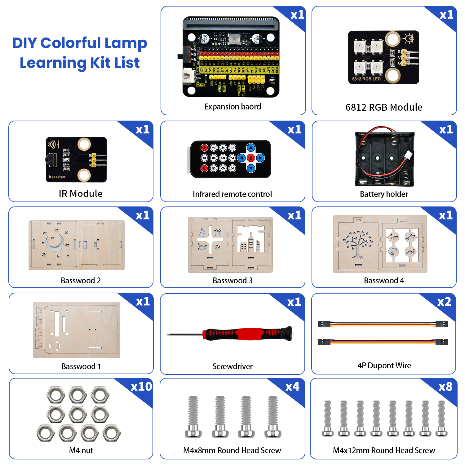Keyestudio DIY Colorful Lamp M - Diy Electronics Basics のレビューと価格