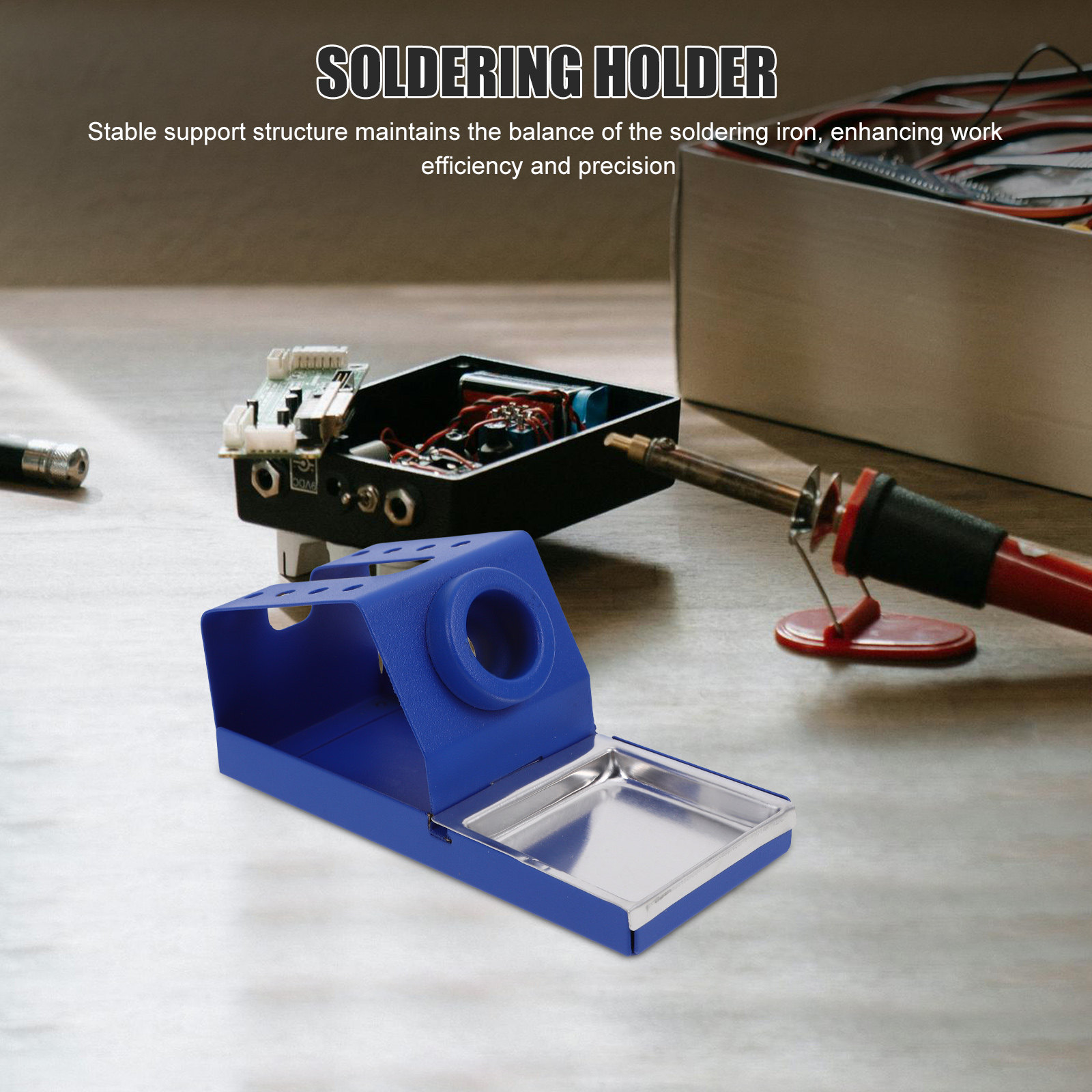 Heavy Duty Iron Soldering Stan - Diy Electronics Workstation のレビューと価格