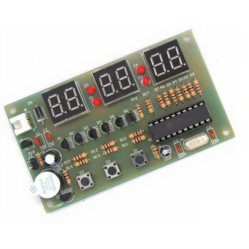 12V Digital Clock DIY Kit Alar - Useful Diy Electronics Projects のレビューと価格