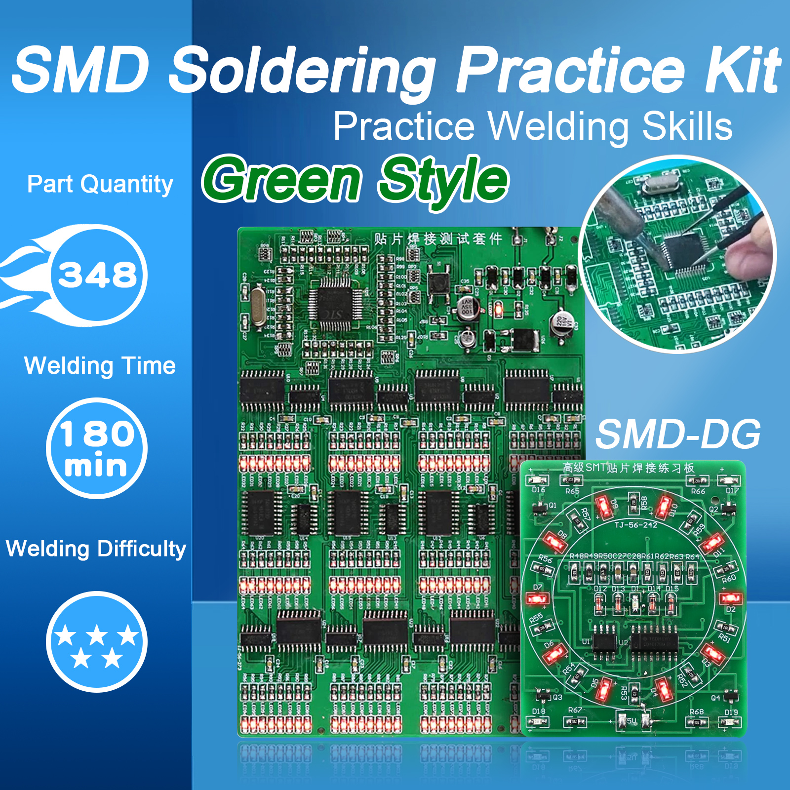 Soldering Practice Two-Piece S - Diy Electronics Basics のレビューと価格
