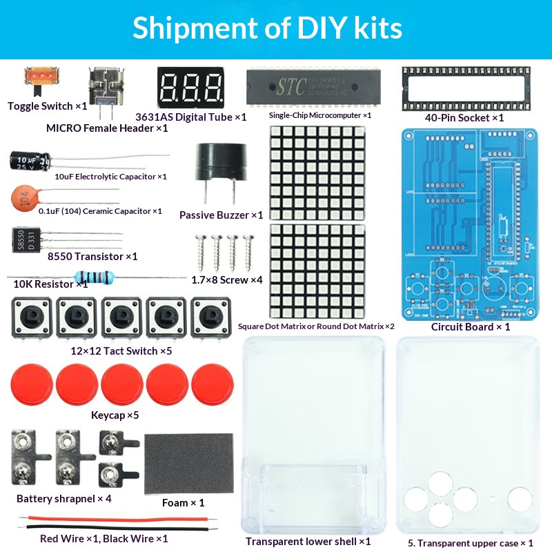 Pixel Game Machine Production  - Diy Electronics Kids のレビューと価格