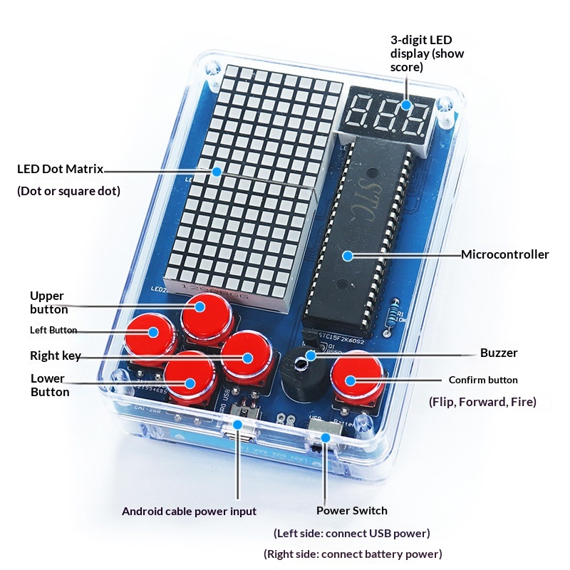Pixel Game Machine Production  - Diy Electronics Kids のレビューと価格