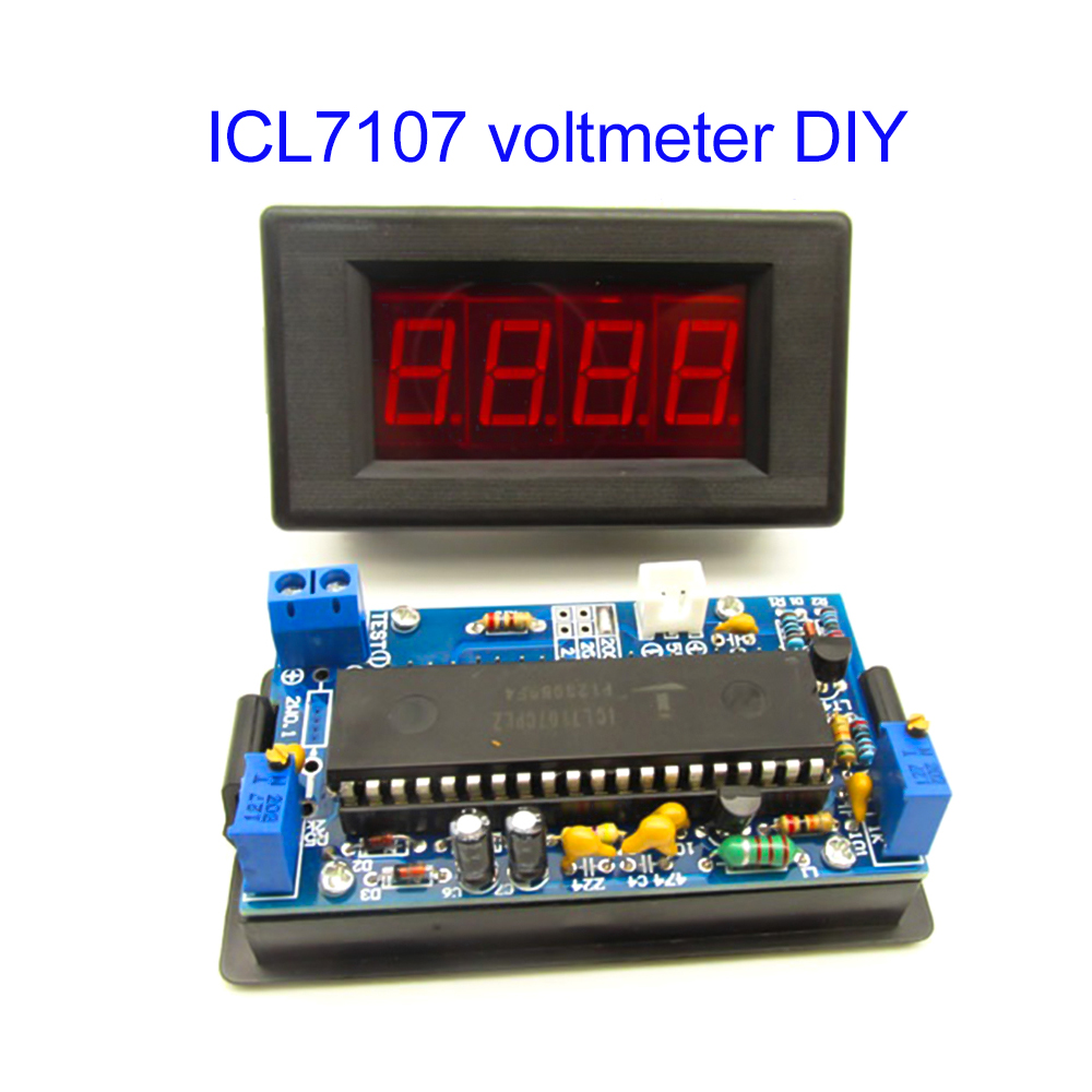 ICL7107 Voltmeter DIY Kit Part - Diy Electronics Kids のレビューと価格