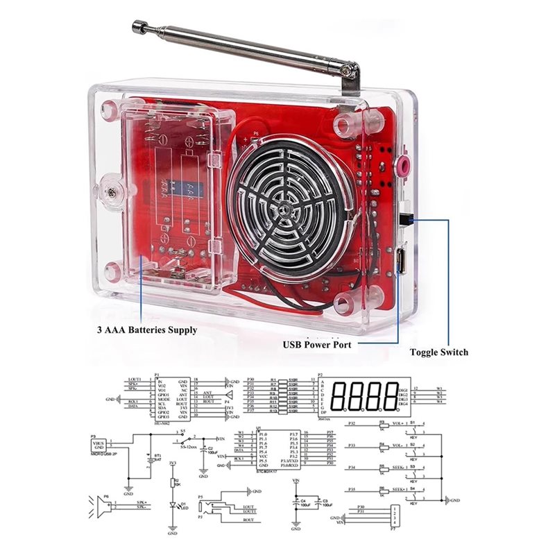 PHILE-Stereo FM Radio, Electro - Useful Diy Electronics Projects のレビューと価格