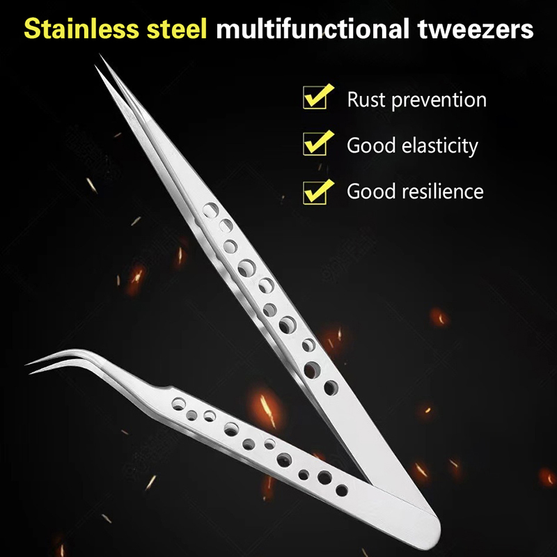 2pcs Industrial Tweezers Elect - Diy Electronics Set のレビューと価格