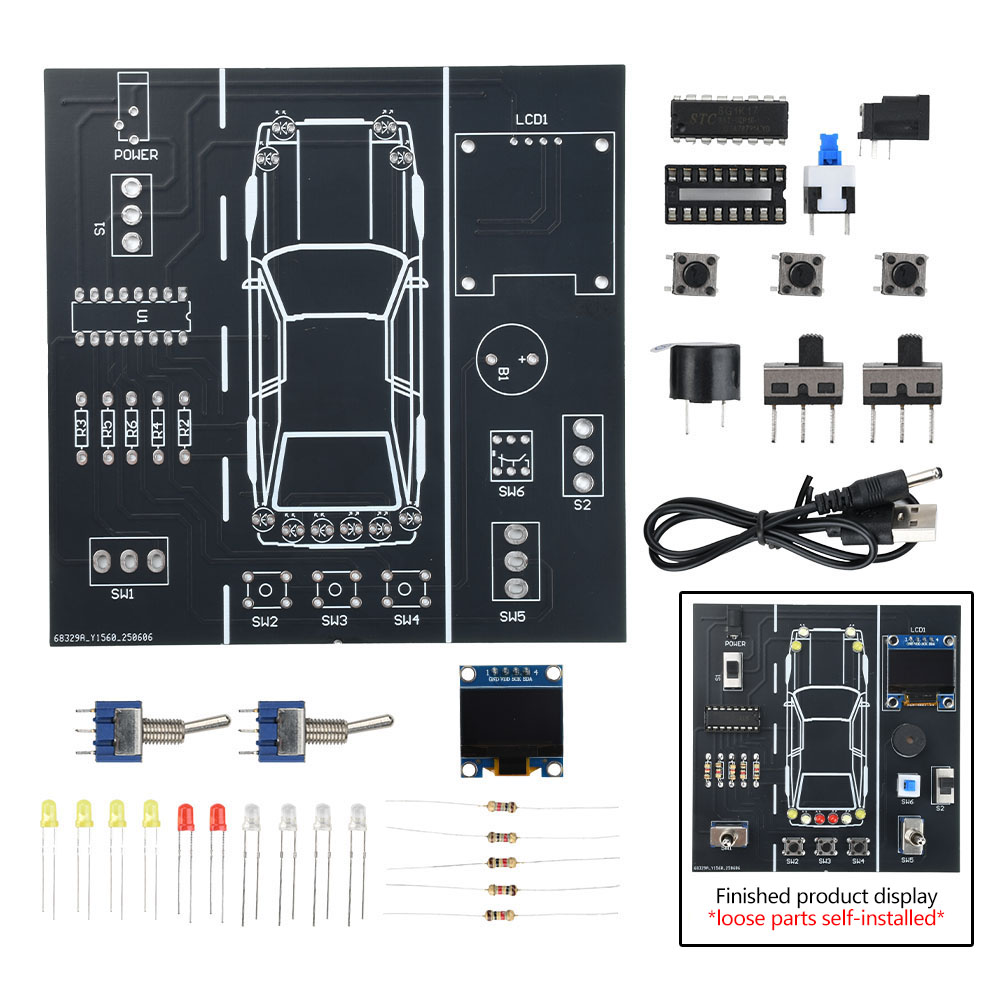 DC5V DIY Car Driving Simulatio - Diy Electronics Projects For Students のレビューと価格