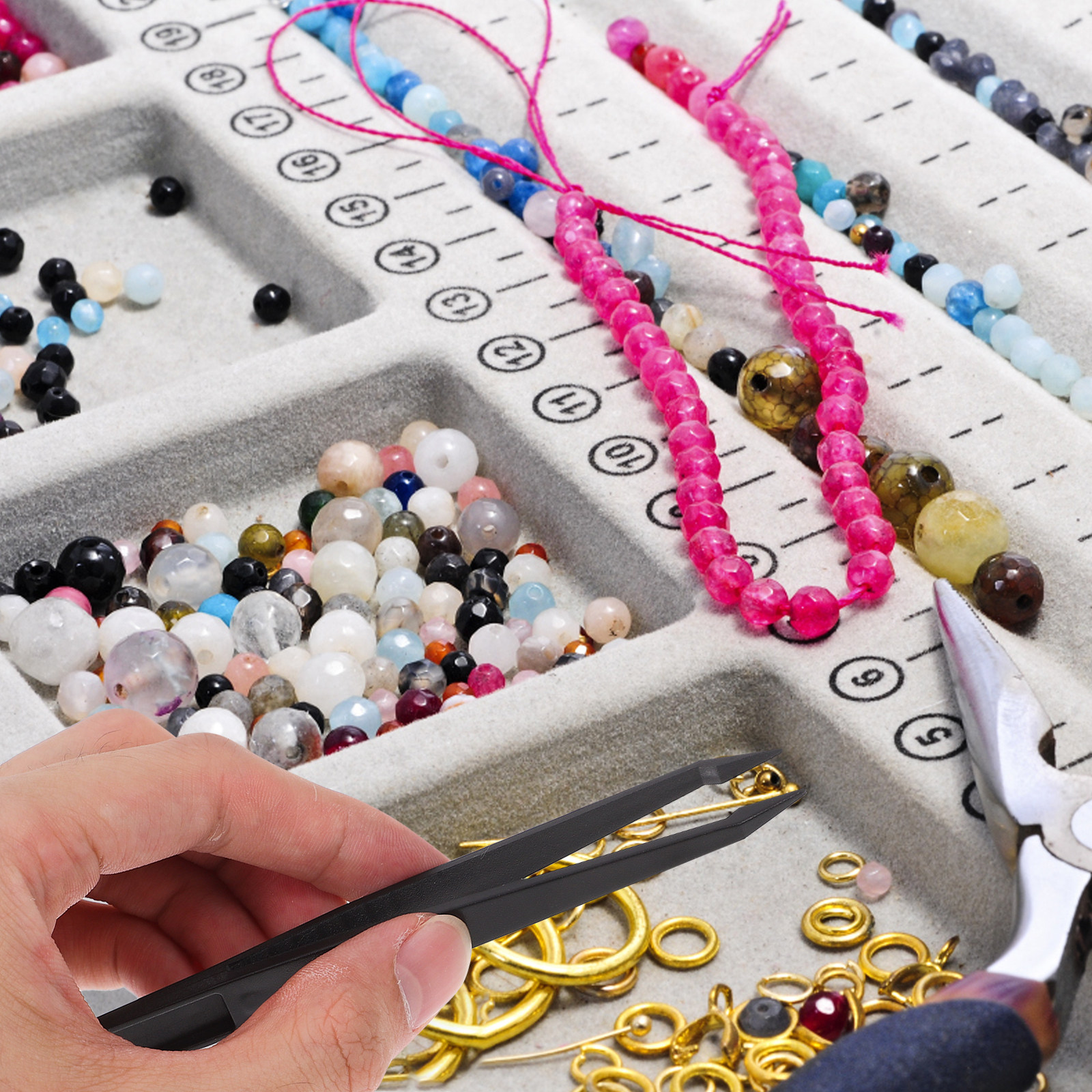 10Pcs Plastic Precision Tweeze - Diy Electronics Art のレビューと価格