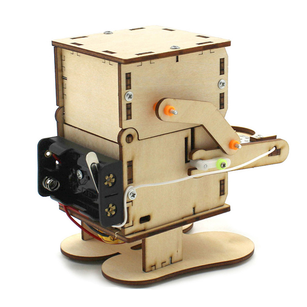 Wooden Assemble DIY Robot Eati - Diy Robot Electronics Kit のレビューと価格