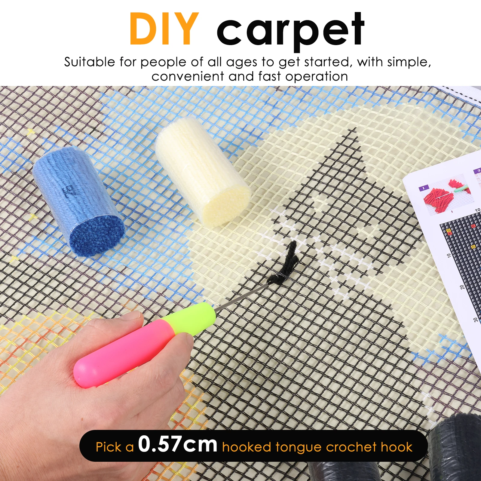 Latch Hook Kits DIY Animal Pat - Diy Electronics Kits For Adults のレビューと価格