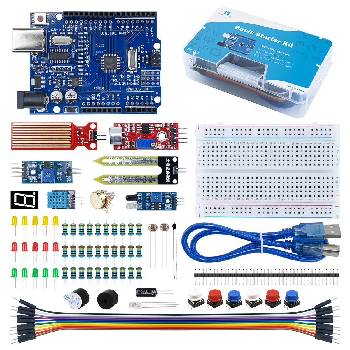 Basic Starter Kit for Arduino  - Diy Electronics Basics のレビューと価格