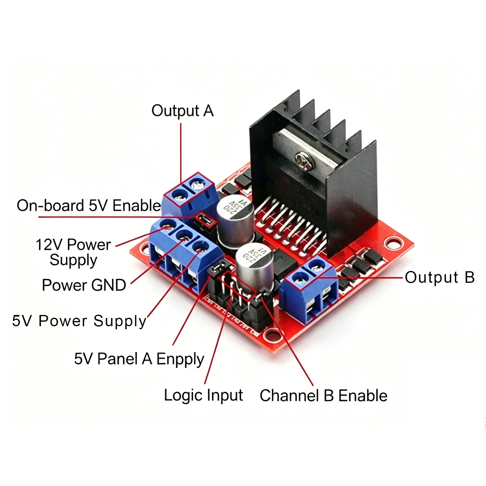 L298N Motor Driver Board High  - L298N Motor Driver のレビューと価格