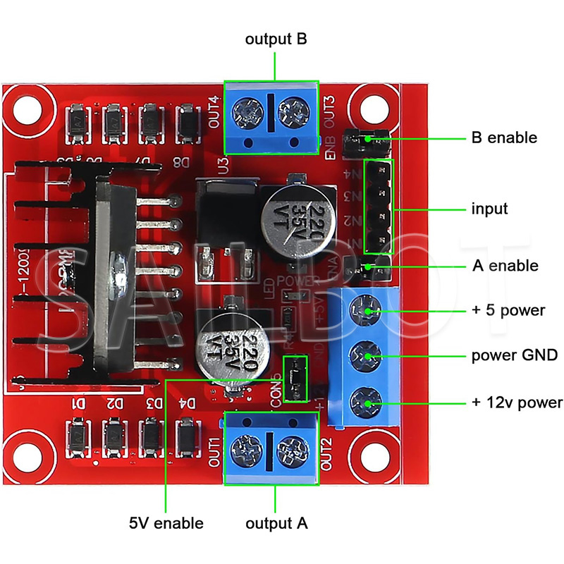 1/5/10PCS L298N DC Motor Drive - L298N Motor Driver のレビューと価格