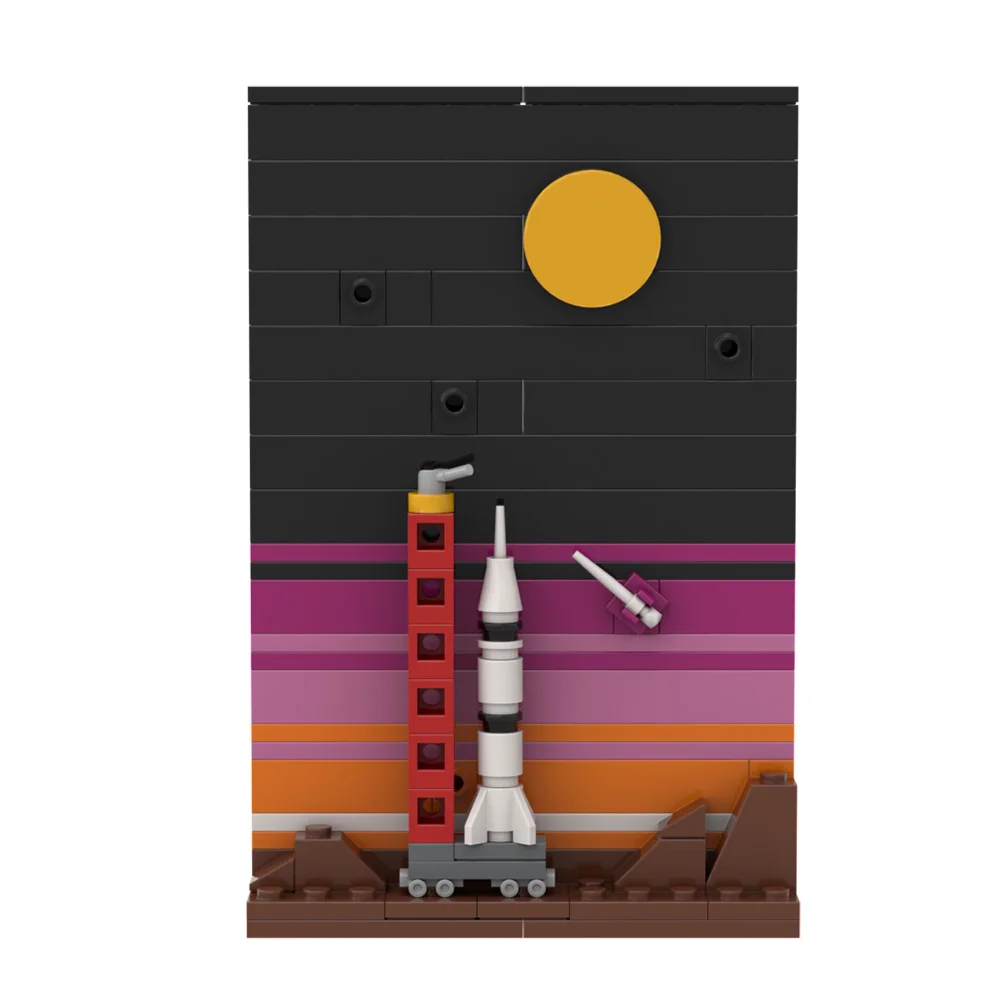 MOC Space Story Postcard Model - Diy Electronics Art のレビューと価格