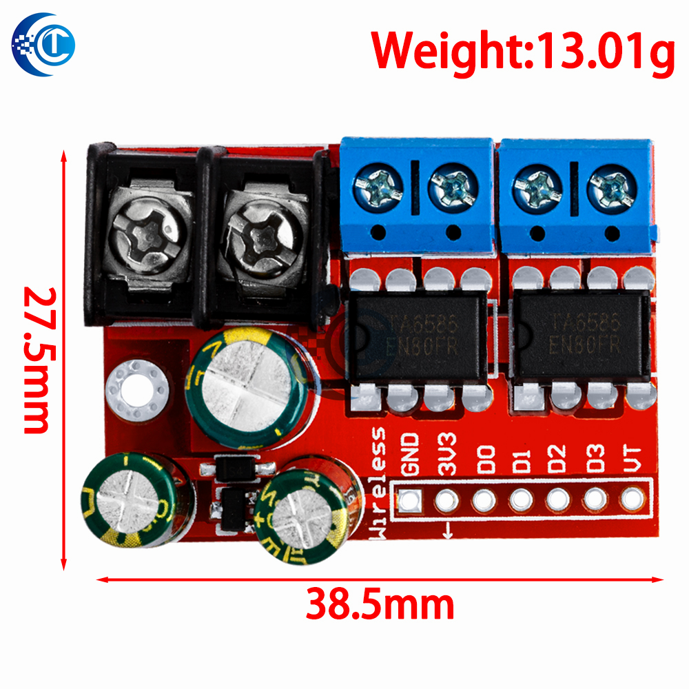 Dual DC Motor Driver Module (D - L298N Motor Driver のレビューと価格
