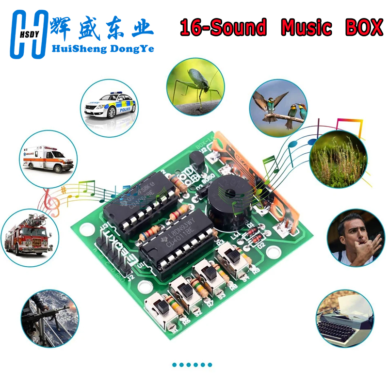 16 Music Sound Box BOX-16 Boar - Diy Electronics Kids のレビューと価格