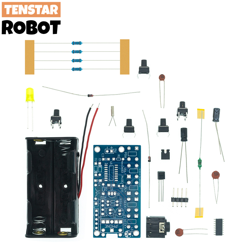 RDA5807 DIY Electronic Kits Wi - Diy Robot Electronics Kit のレビューと価格