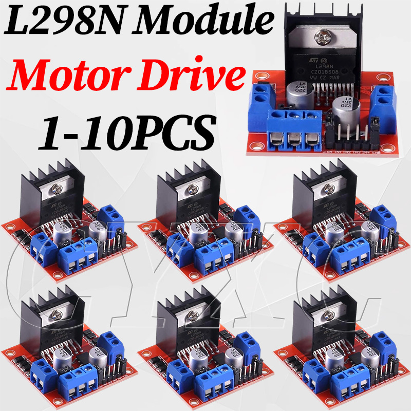1-10PCS L298N Stepper Motor Dr - L298N Motor Driver のレビューと価格