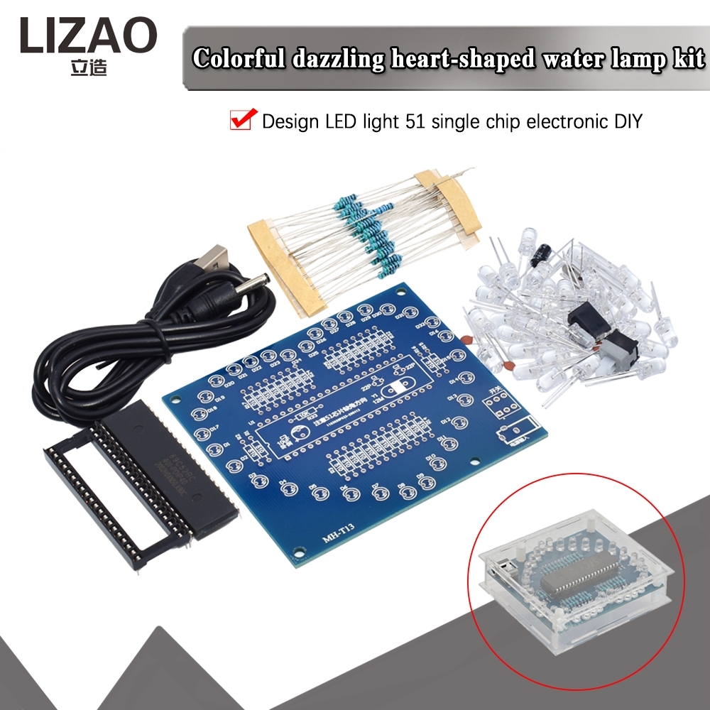 DIY Electronic Kit Heart Shape - Diy Electronics Course のレビューと価格