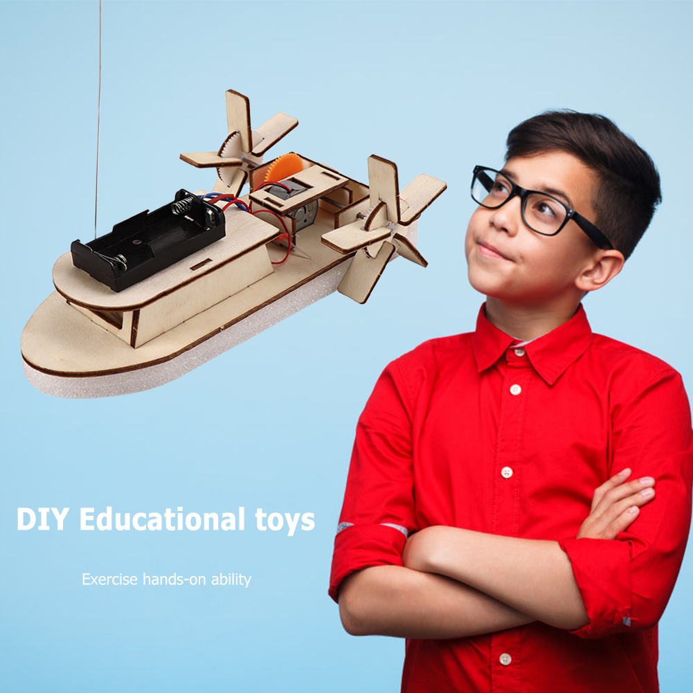 DIY Boat Model Science Toys Ki - Diy Electronics Kids のレビューと価格