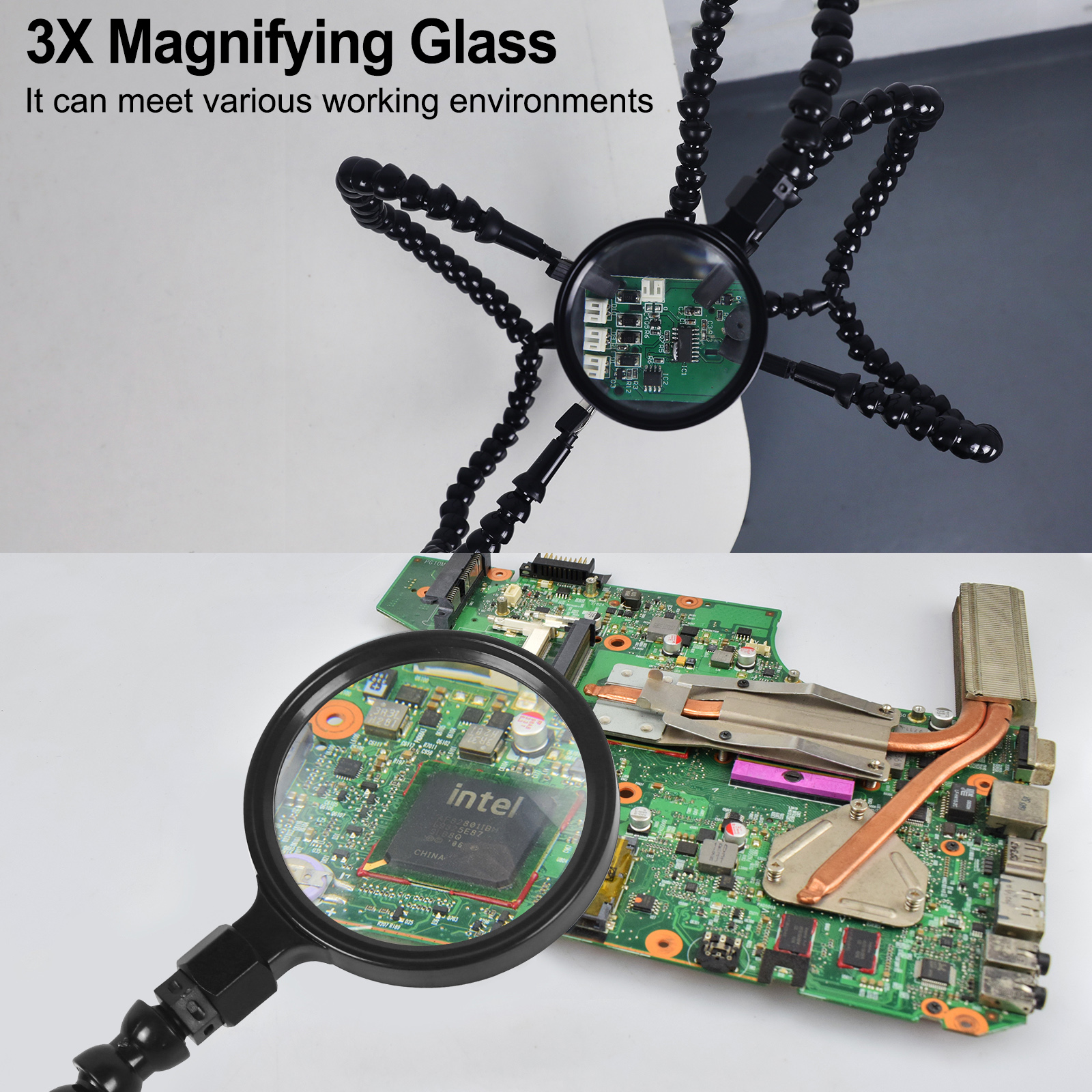 Toolour Soldering Third Hand T - Diy Electronics Art のレビューと価格