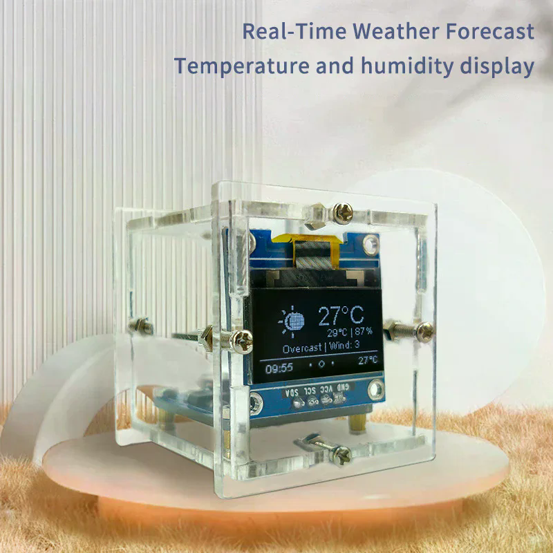 ESP8266 MINI Weather Clock WIF - Diy Soldering Station No Electronics のレビューと価格