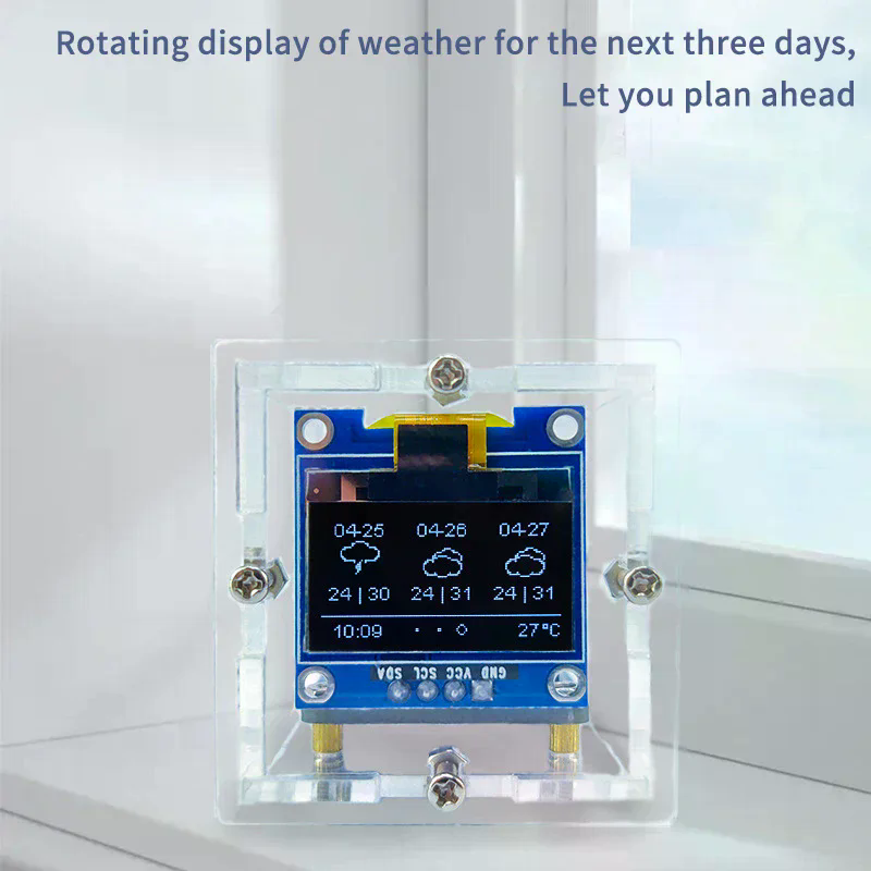 ESP8266 MINI Weather Clock WIF - Diy Soldering Station No Electronics のレビューと価格