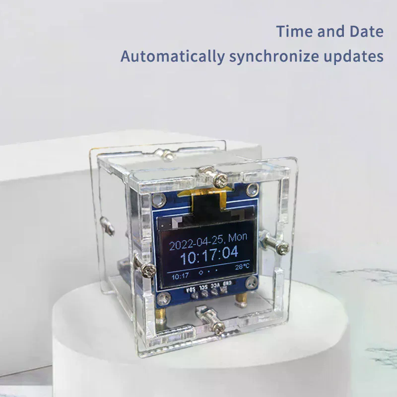 ESP8266 MINI Weather Clock WIF - Diy Soldering Station No Electronics のレビューと価格