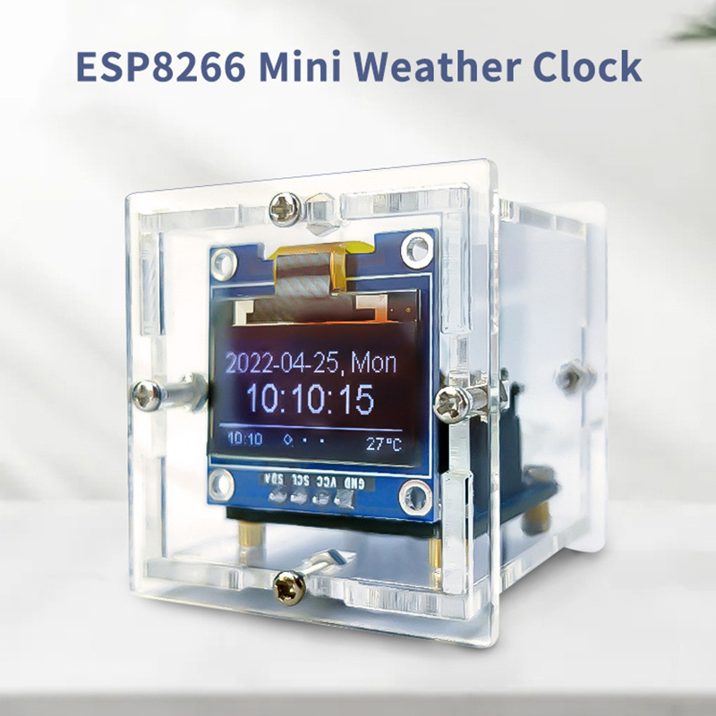 ESP8266 MINI Weather Clock WIF - Diy Soldering Station No Electronics のレビューと価格
