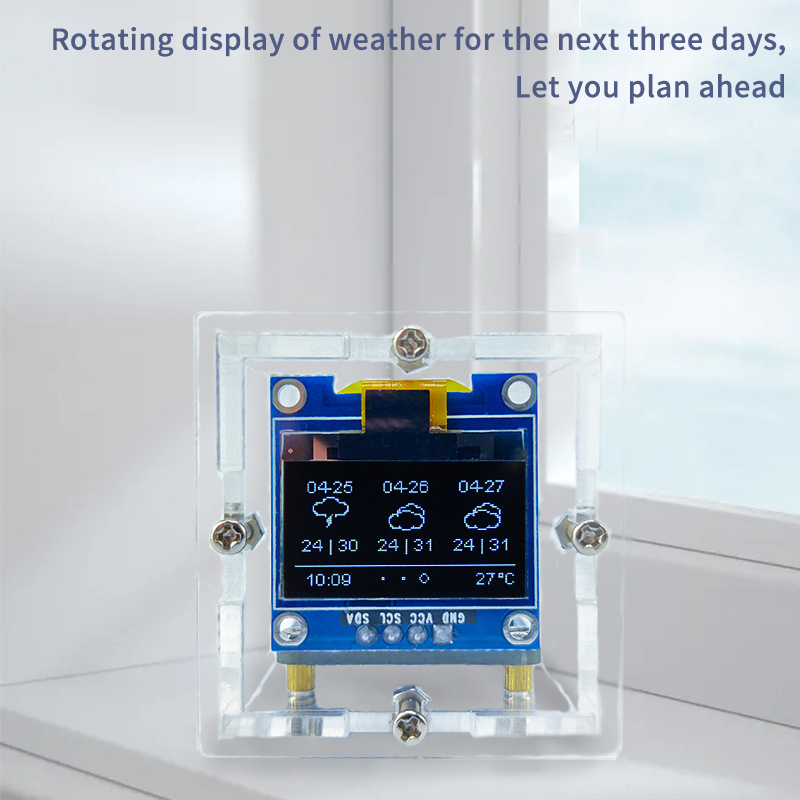 ESP8266 MINI Weather Clock WIF - Diy Soldering Station No Electronics のレビューと価格