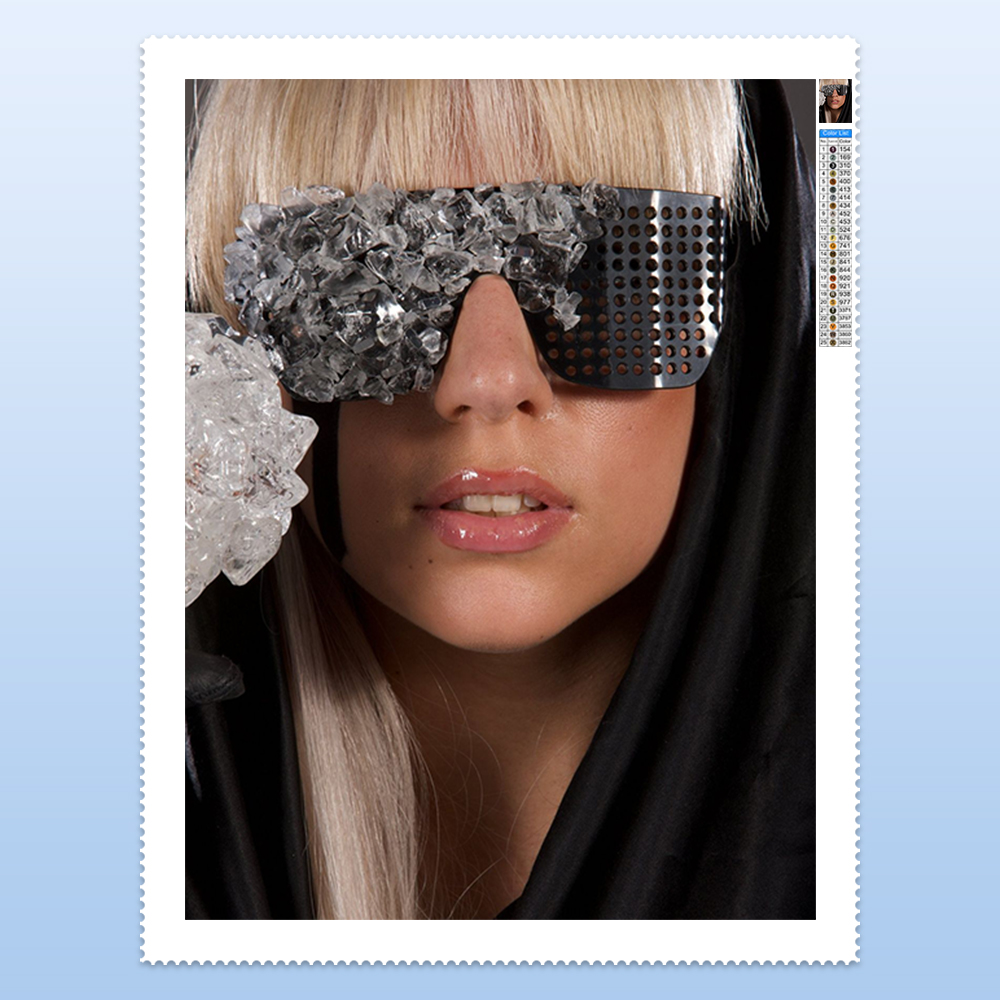 L-Lady G-Gaga Diamond Painting - Diy Electronics Art のレビューと価格