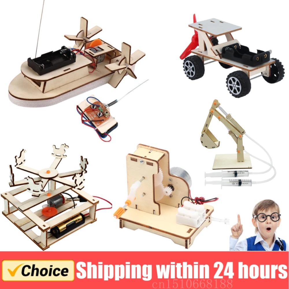 DIY Boat Model Science Toys Ki - Diy Electronics Kids のレビューと価格