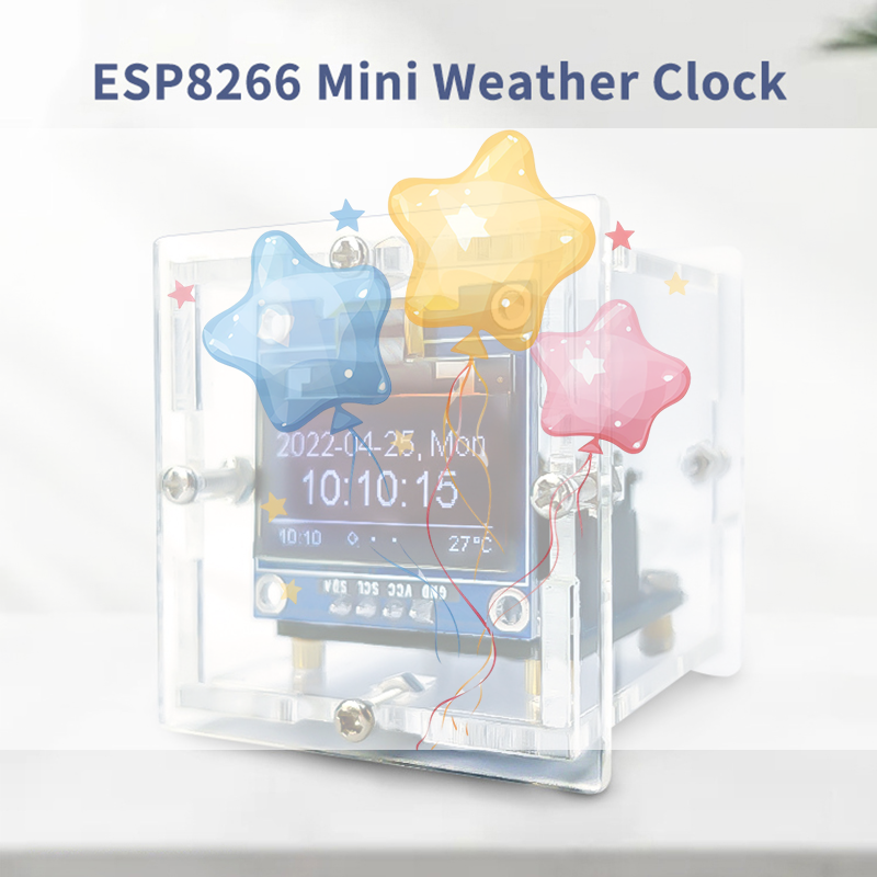 ESP8266 MINI Weather Clock WIF - Diy Soldering Station No Electronics のレビューと価格