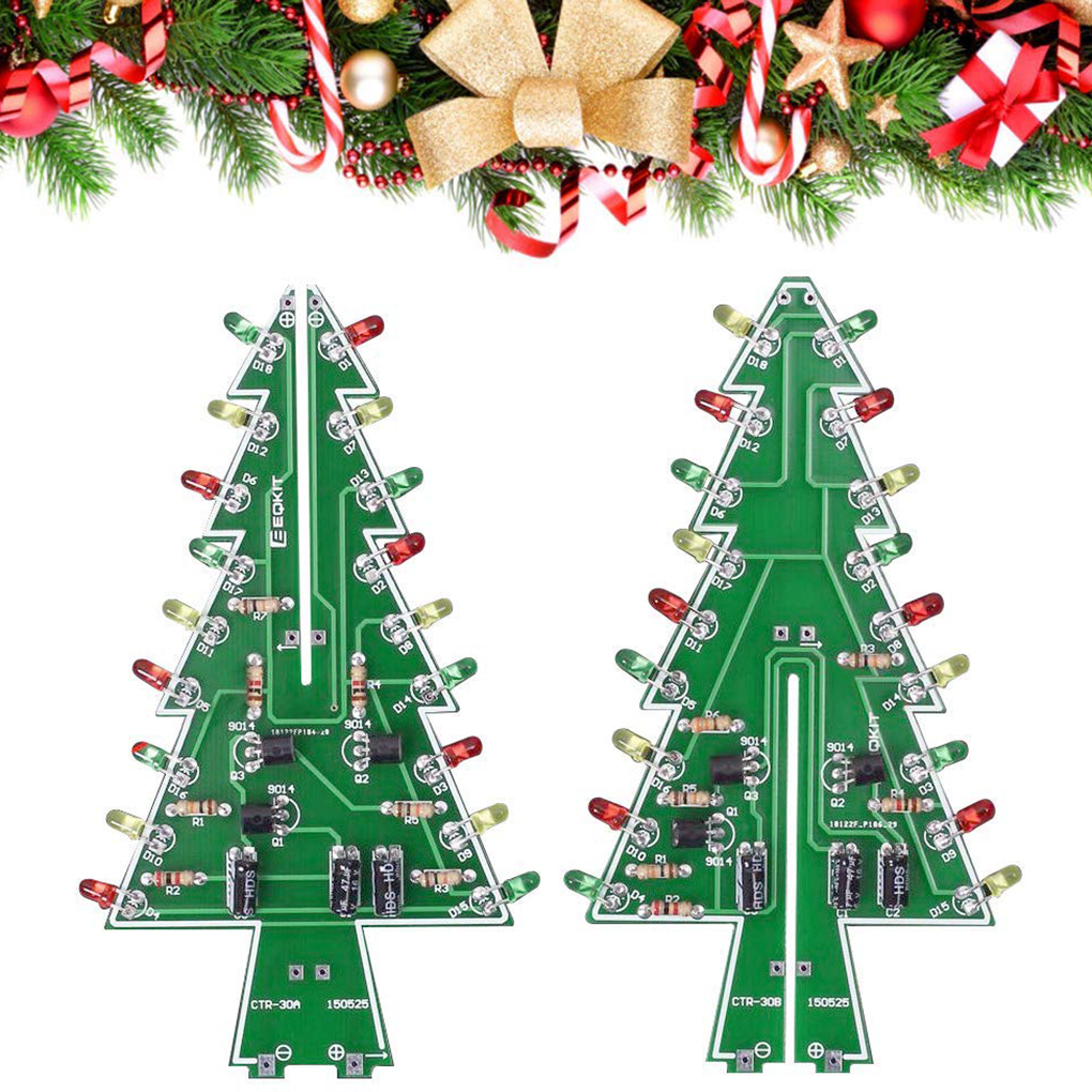 DIY Christmas Tree LED Flash K - Diy Electronics Set のレビューと価格