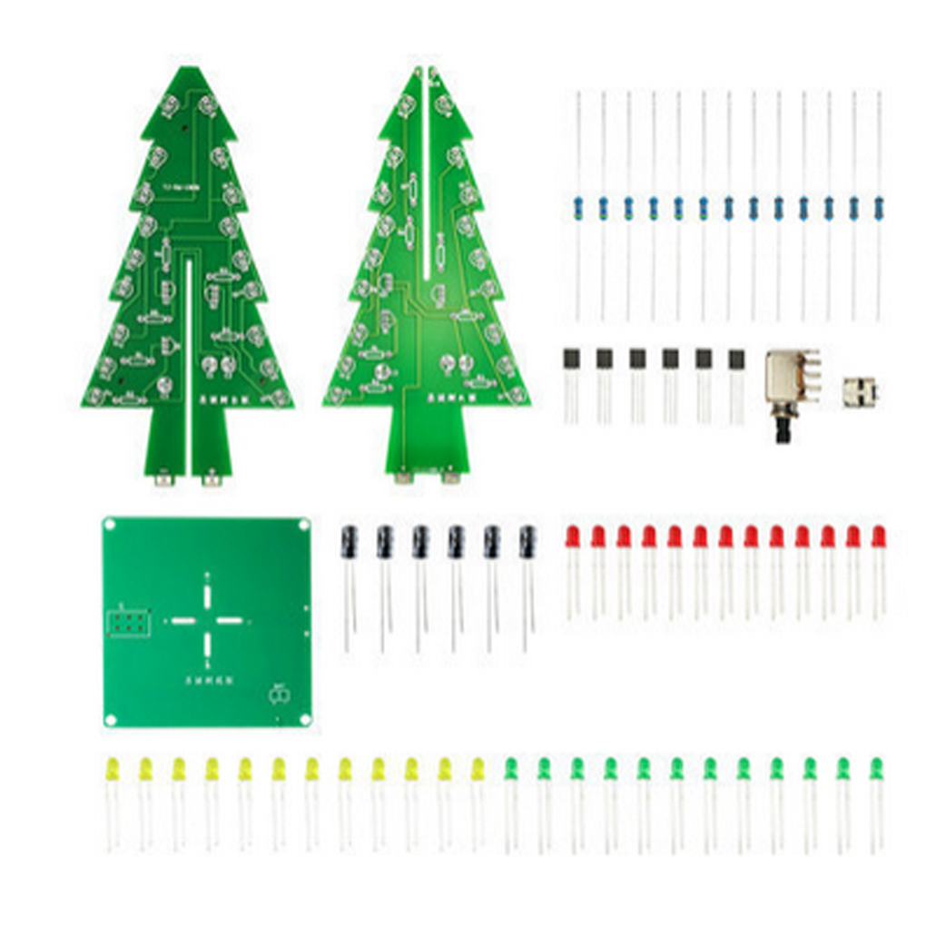 DIY Christmas Tree LED Flash K - Diy Electronics Set のレビューと価格
