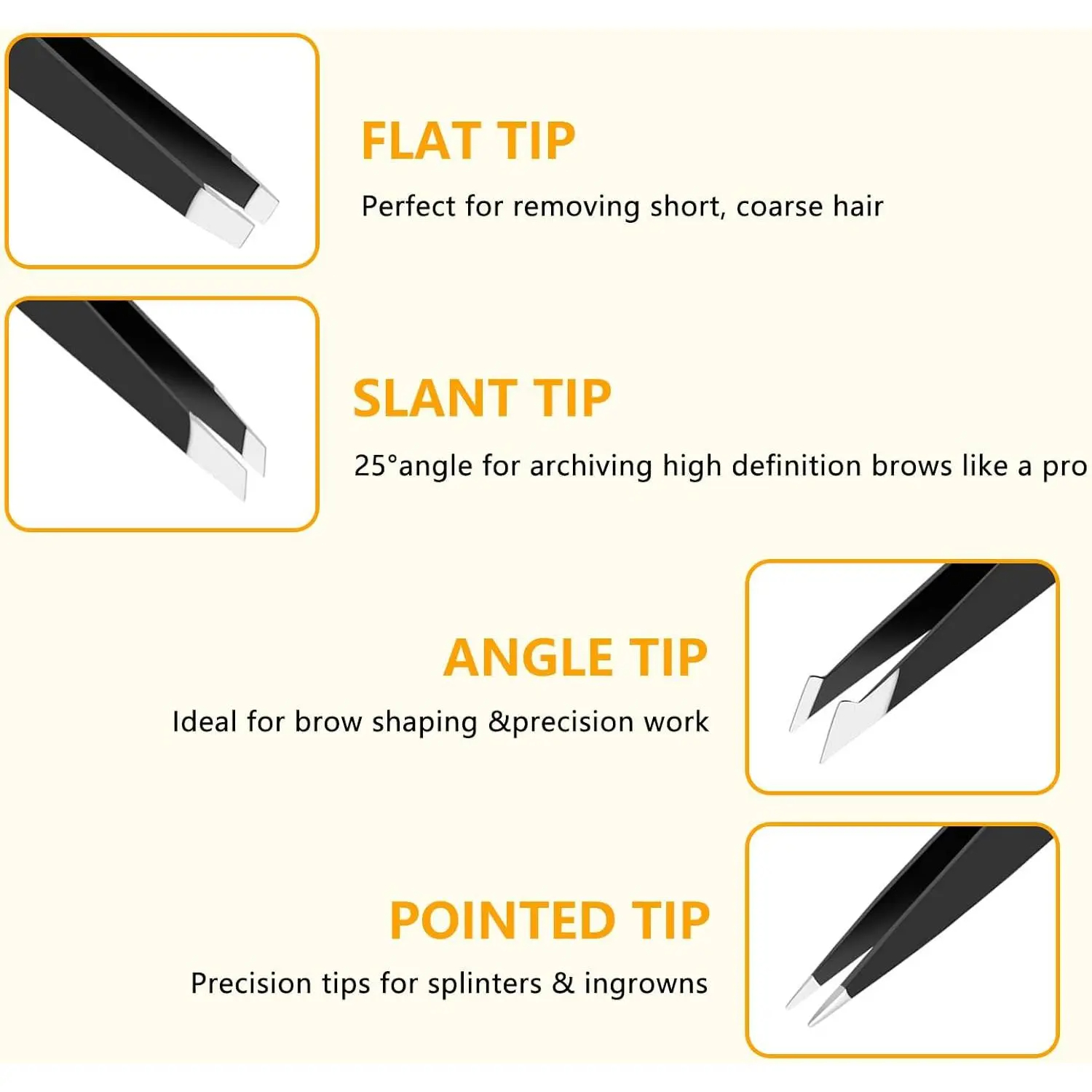 4Pcs Precision Tweezers Set, P - Diy Electronics Set のレビューと価格