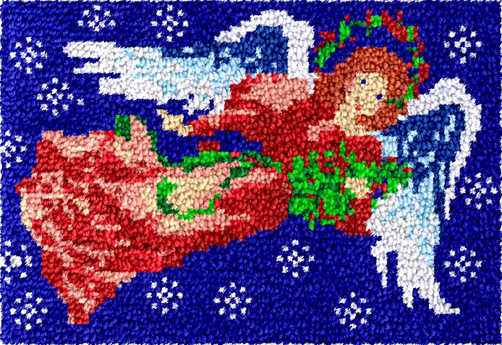 smyrna large Latch Hook Rug Ki - Diy Electronics Kits For Adults のレビューと価格