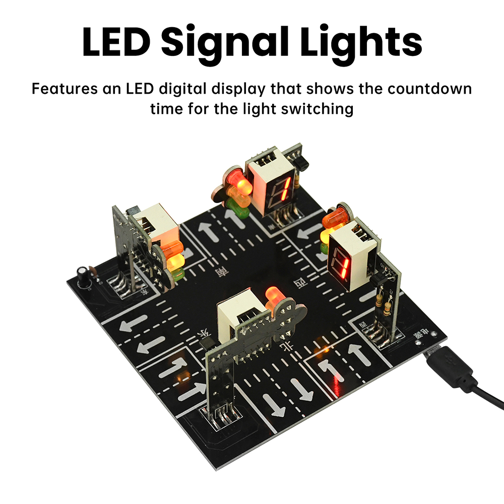 Traffic Light Simulator Kit wi - Diy Electronics Kits For Adults のレビューと価格
