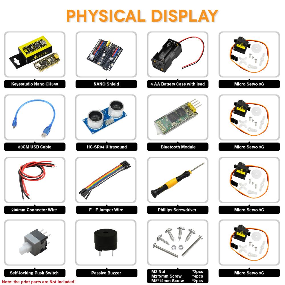 Keyestudio DIY Electronic Comp - Diy Robot Electronics Kit のレビューと価格