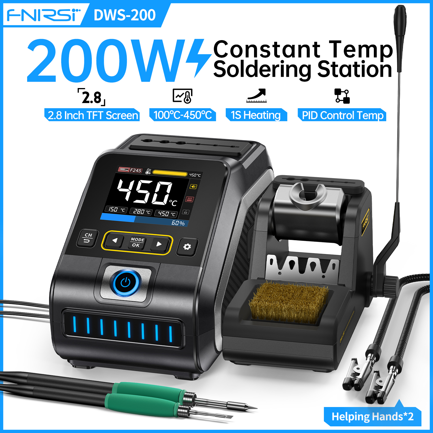 FNIRSI DWS-200 Electronics Sol - Diy Soldering Station No Electronics のレビューと価格