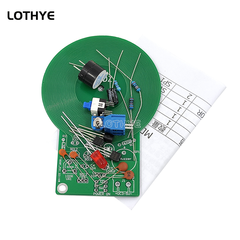 DC 3V-5V Metal Detector Kit DI - Diy Electronics Set のレビューと価格